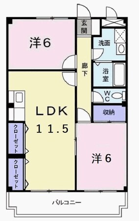 ソレーユ藤本の物件間取画像